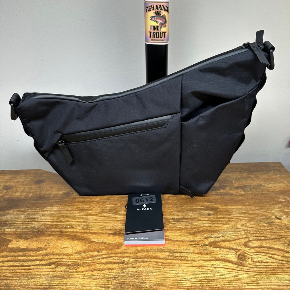 Alpaka Flow Satchel 4L Black Axoflux 210D Crossbody Bag NO STRAP!!